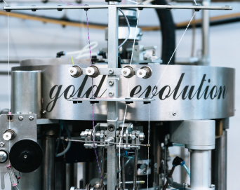 Dettaglio macchina per calze Gold Evolution